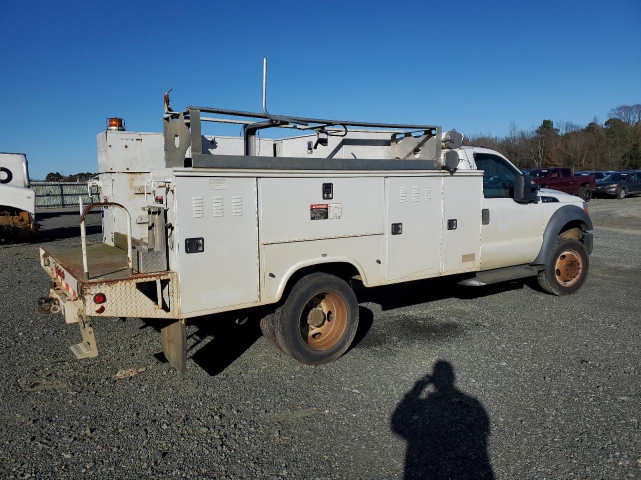 2012 Ford F450 VIN 1FDUF4GY1CEC07292 Copart auction photo, minor dent/scratches damage thumbnail 3