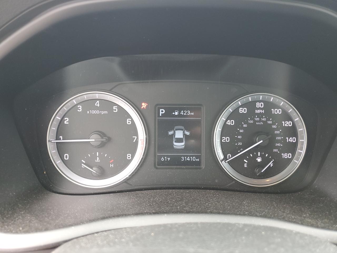 2019 Hyundai Sonata VIN 5NPE24AF4KH741994 Copart auction photo, front end damage thumbnail 9
