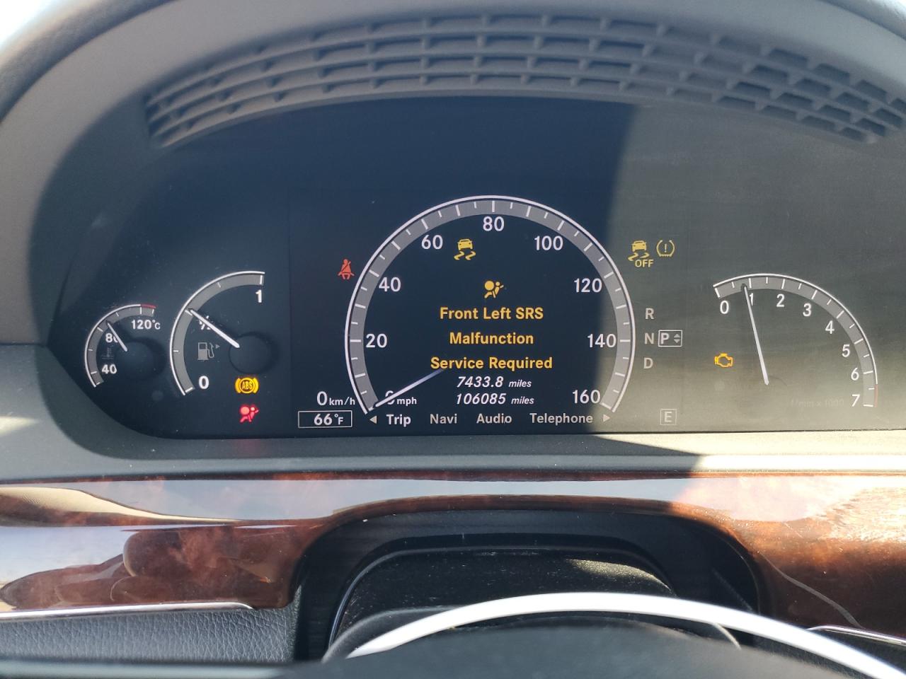 2013 Mercedes-Benz S-klasse VIN WDDNG9EB0DA504862 Copart auction photo, side damage thumbnail 9