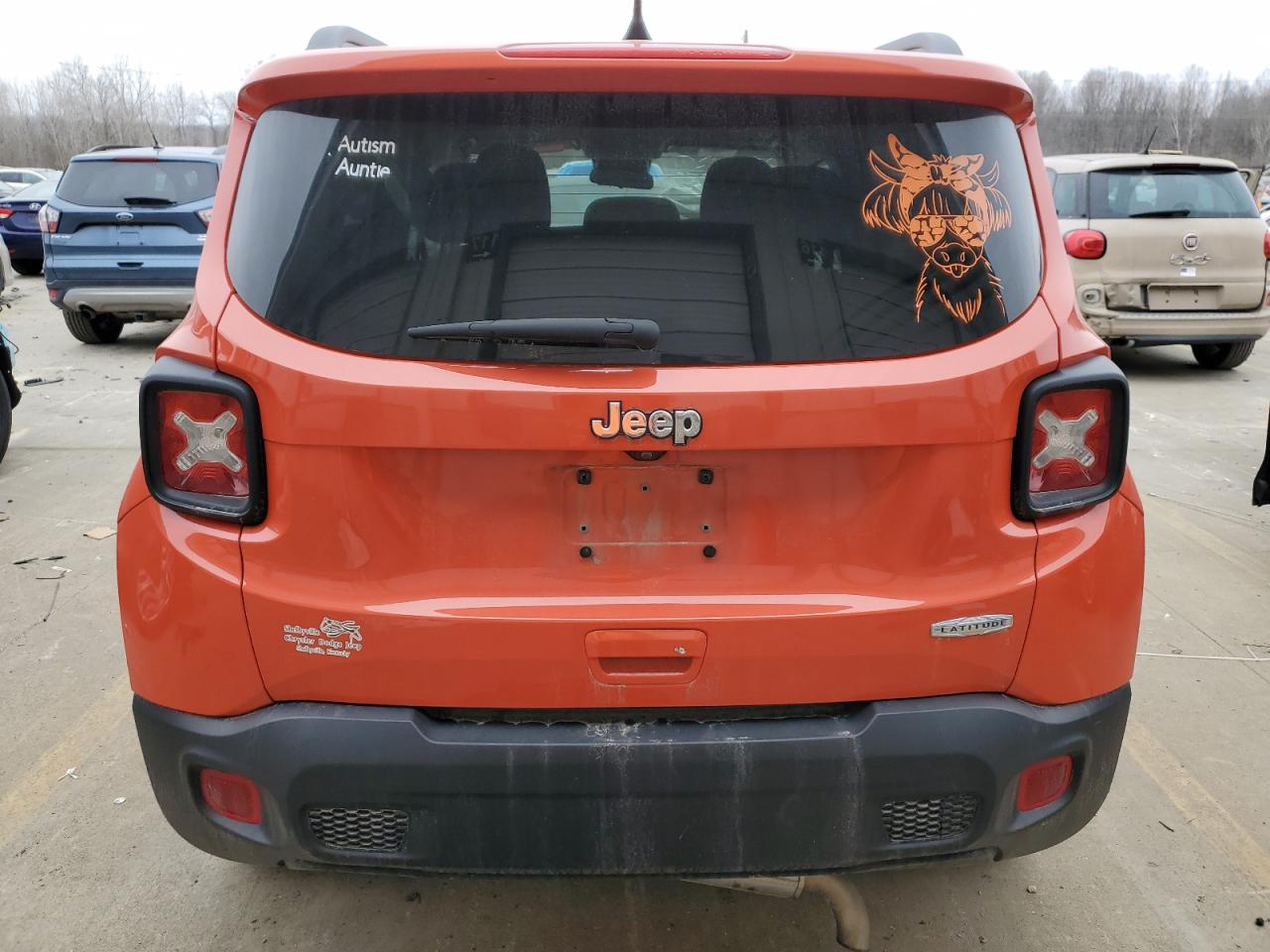 2019 Jeep Renegade VIN ZACNJABB7KPK51583 Copart auction photo, front end damage thumbnail 6