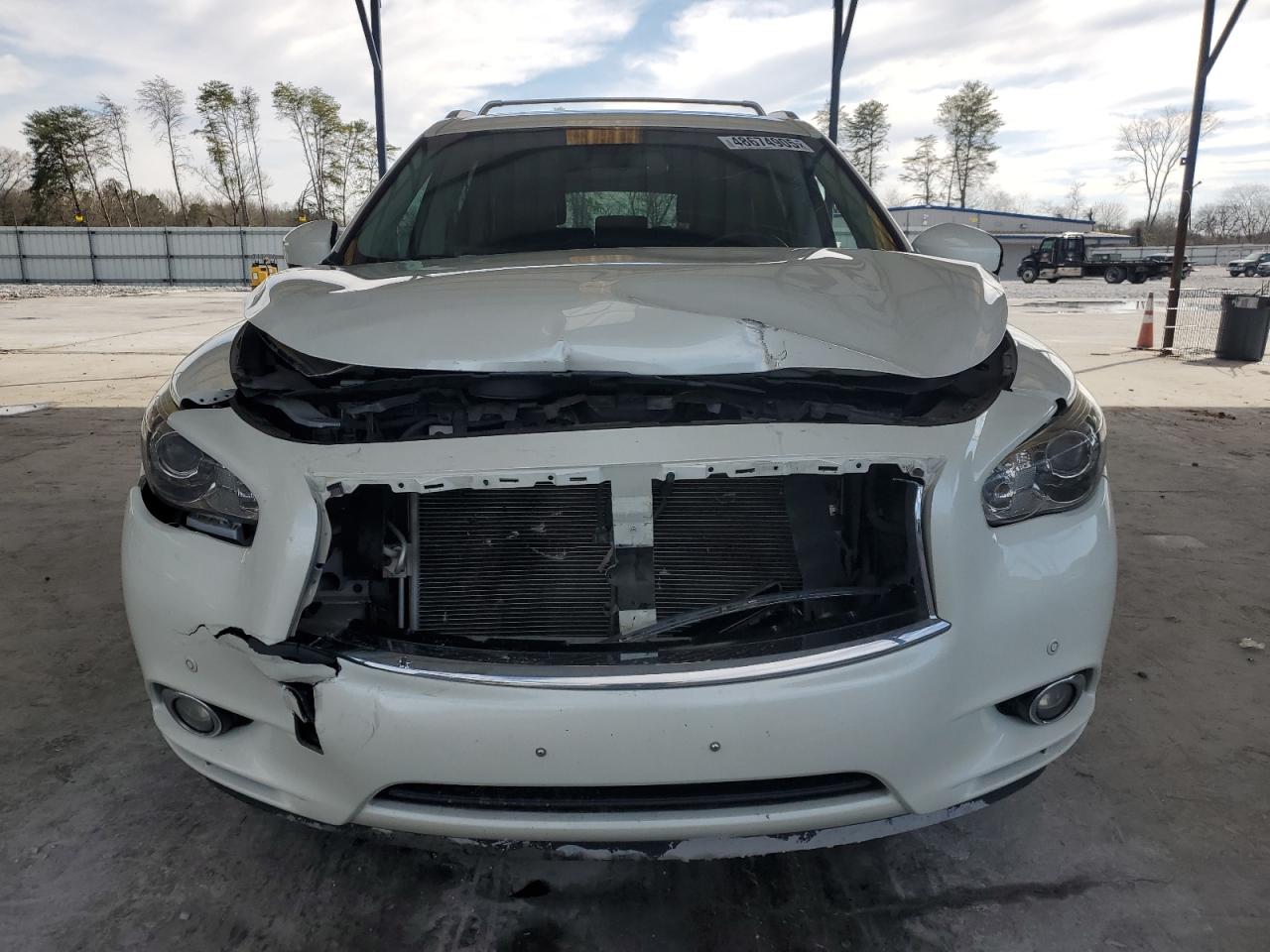 2015 Infiniti QX60 VIN 5N1AL0MN3FC541547 Copart auction photo, front end damage thumbnail 5
