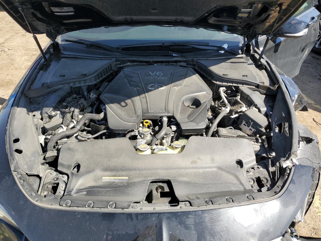 2019 Infiniti Q60 VIN JN1FV7EL2KM440999 Copart auction photo, front end damage thumbnail 11