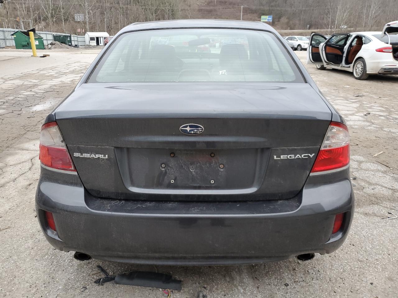 2009 Subaru Legacy VIN 4S3BL616897229455 Copart auction photo, front end / side damage thumbnail 6