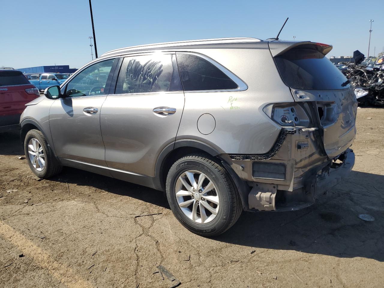 2017 KIA Sorento VIN 5XYPG4A35HG203305 Copart auction photo, front end / rear end damage thumbnail 2