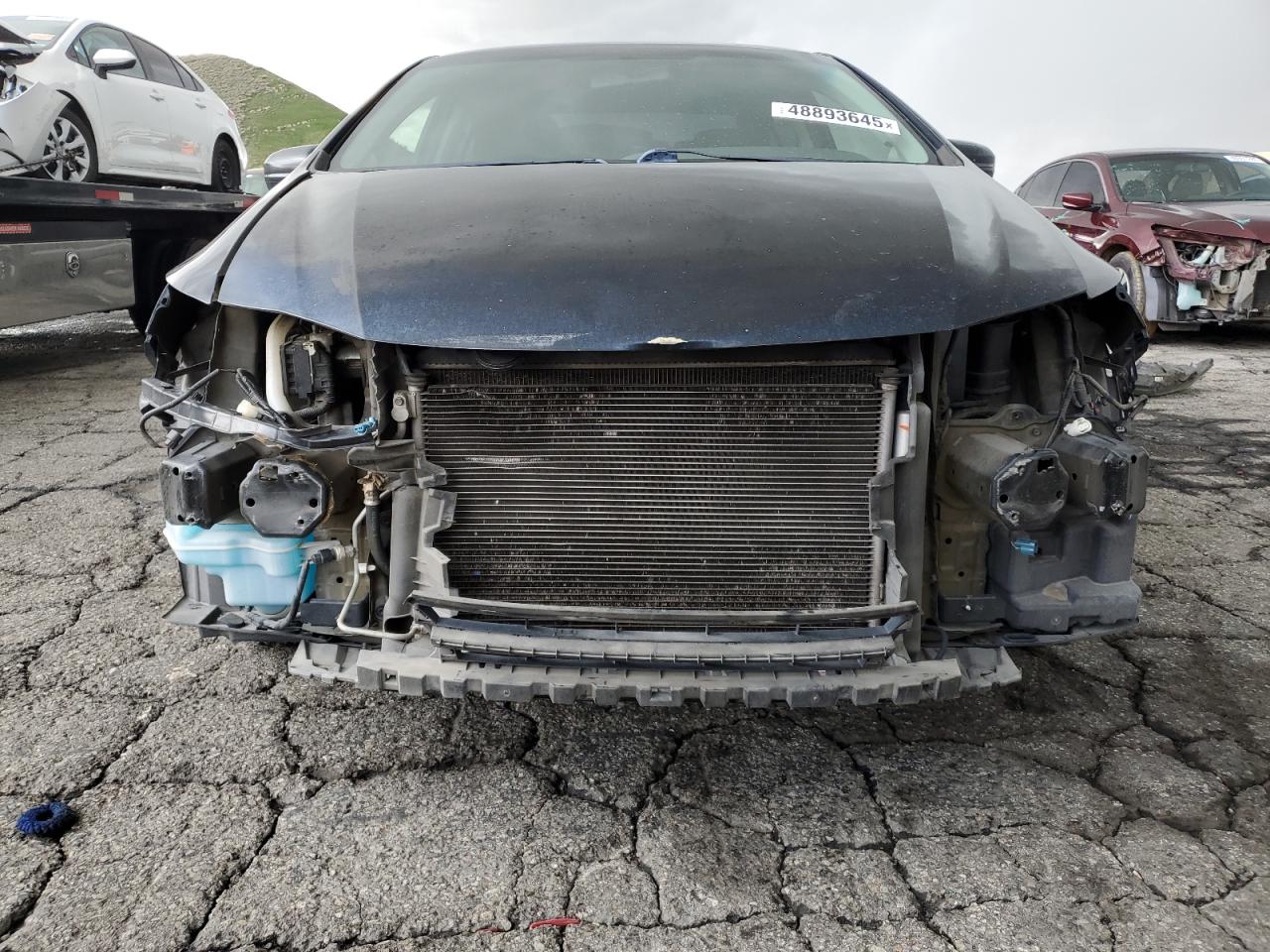 2015 Honda Civic VIN 2HGFB2F77FH558048 Copart auction photo, front end damage thumbnail 5