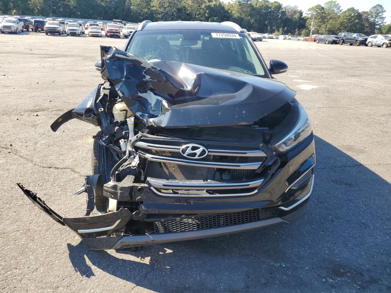 2016 Hyundai Tucson VIN KM8J33A28GU139868 Copart auction photo, front end damage thumbnail 5