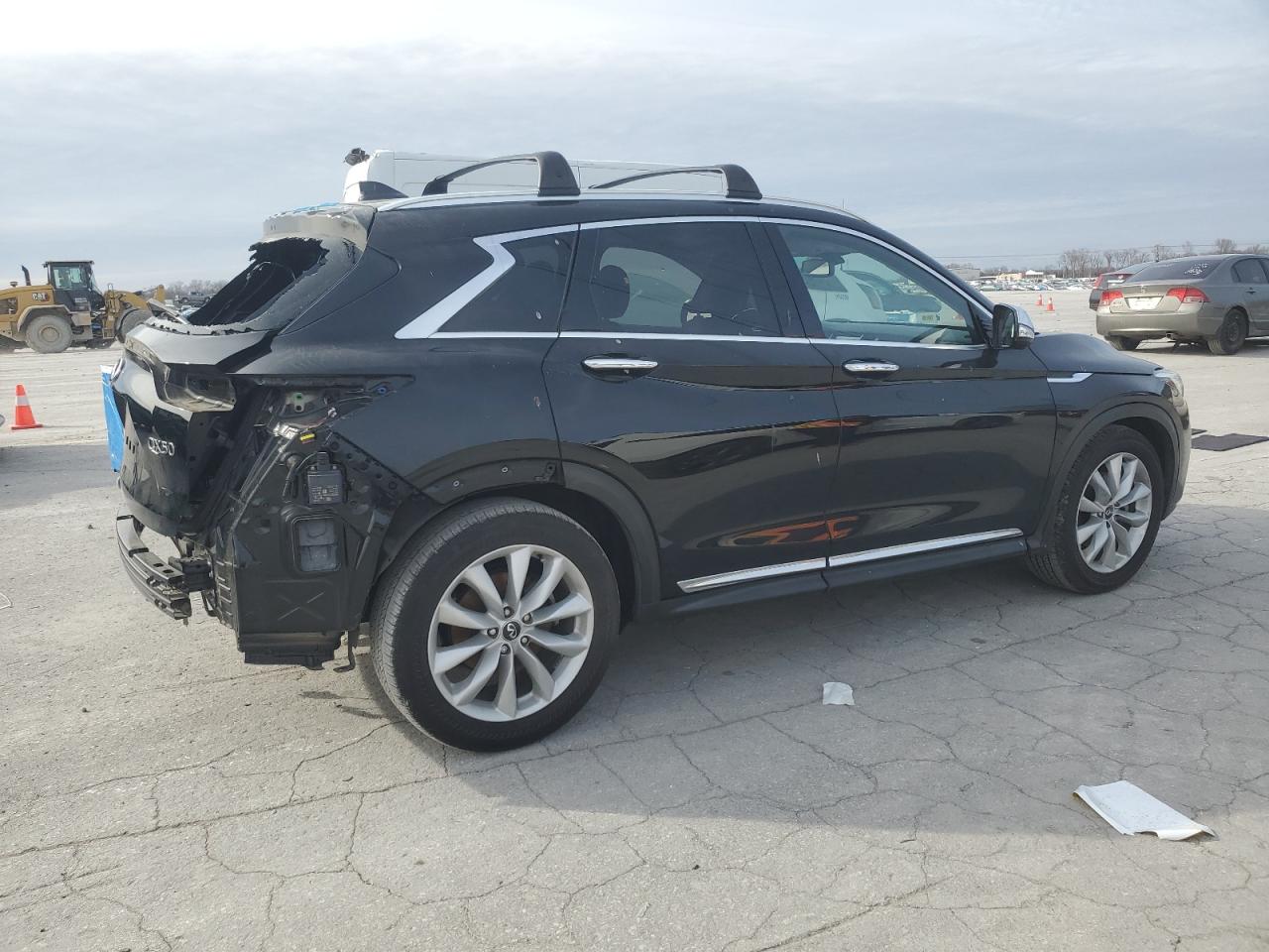 2019 Infiniti QX50 VIN 3PCAJ5M39KF100556 Copart auction photo, rear end damage thumbnail 3
