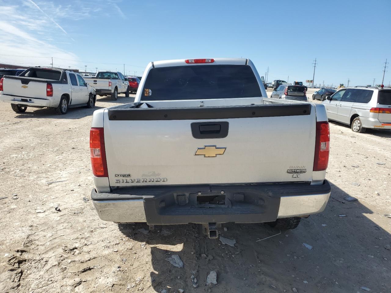 2012 Chevrolet Silverado VIN 3GCPKSE73CG168113 Copart auction photo, front end / side damage thumbnail 6