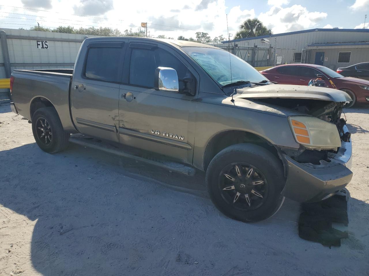 2006 Nissan Titan VIN 1N6BA07A96N514202 Copart auction photo, front end / side damage thumbnail 4