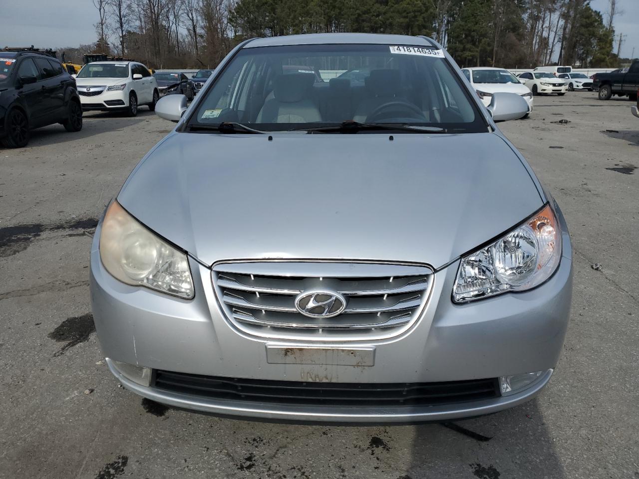 2010 Hyundai Elantra VIN KMHDU4AD3AU854274 Copart auction photo, side / rear end damage thumbnail 5