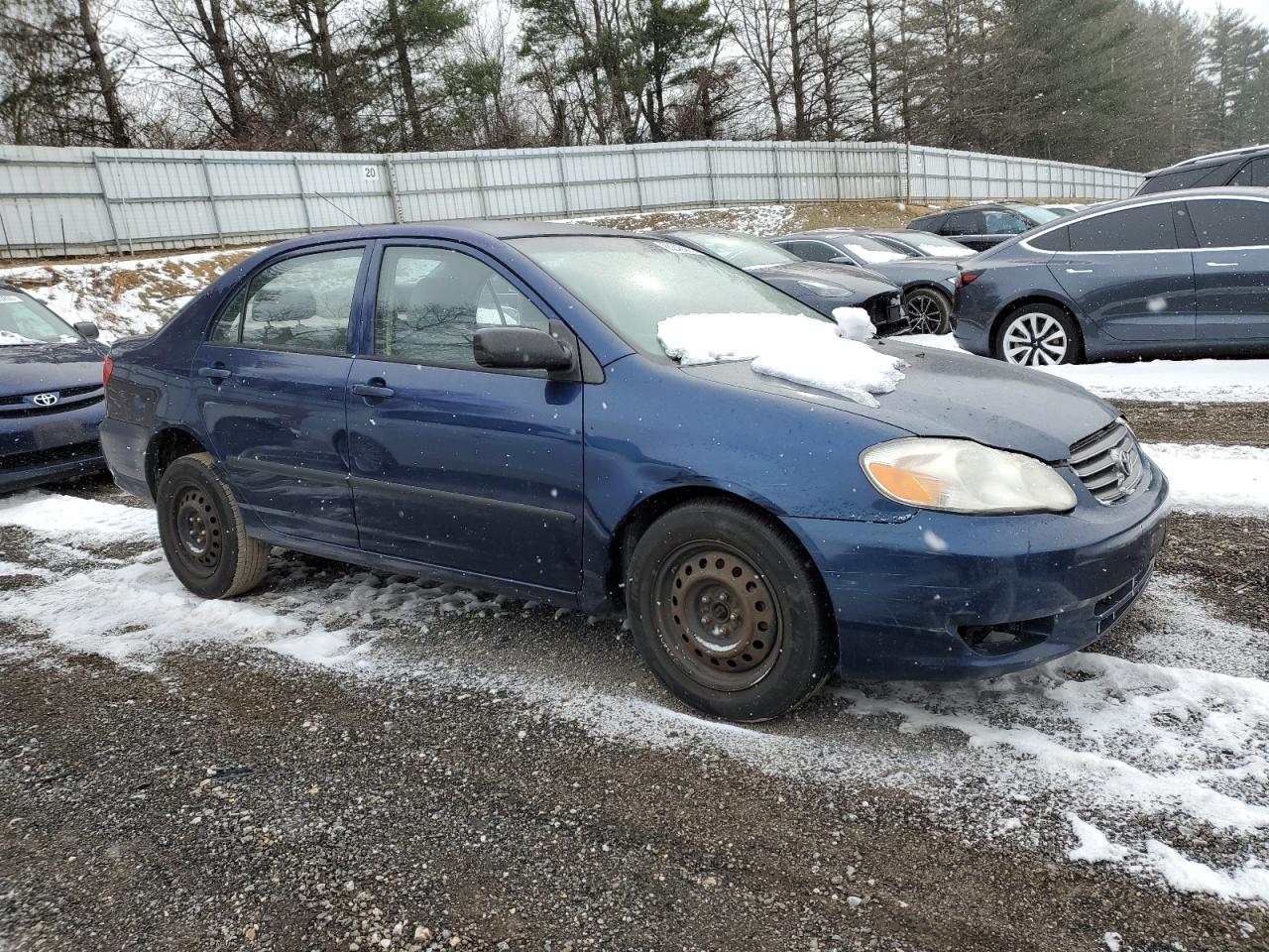 2003 Toyota Corolla VIN JTDBR32E230035443 Copart auction photo, front end / rear end damage thumbnail 4