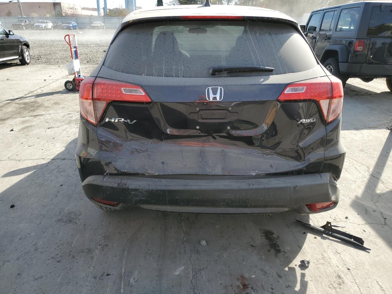 2017 Honda HR-V VIN 3CZRU6H54HM719589 Copart auction photo, rear end damage thumbnail 6