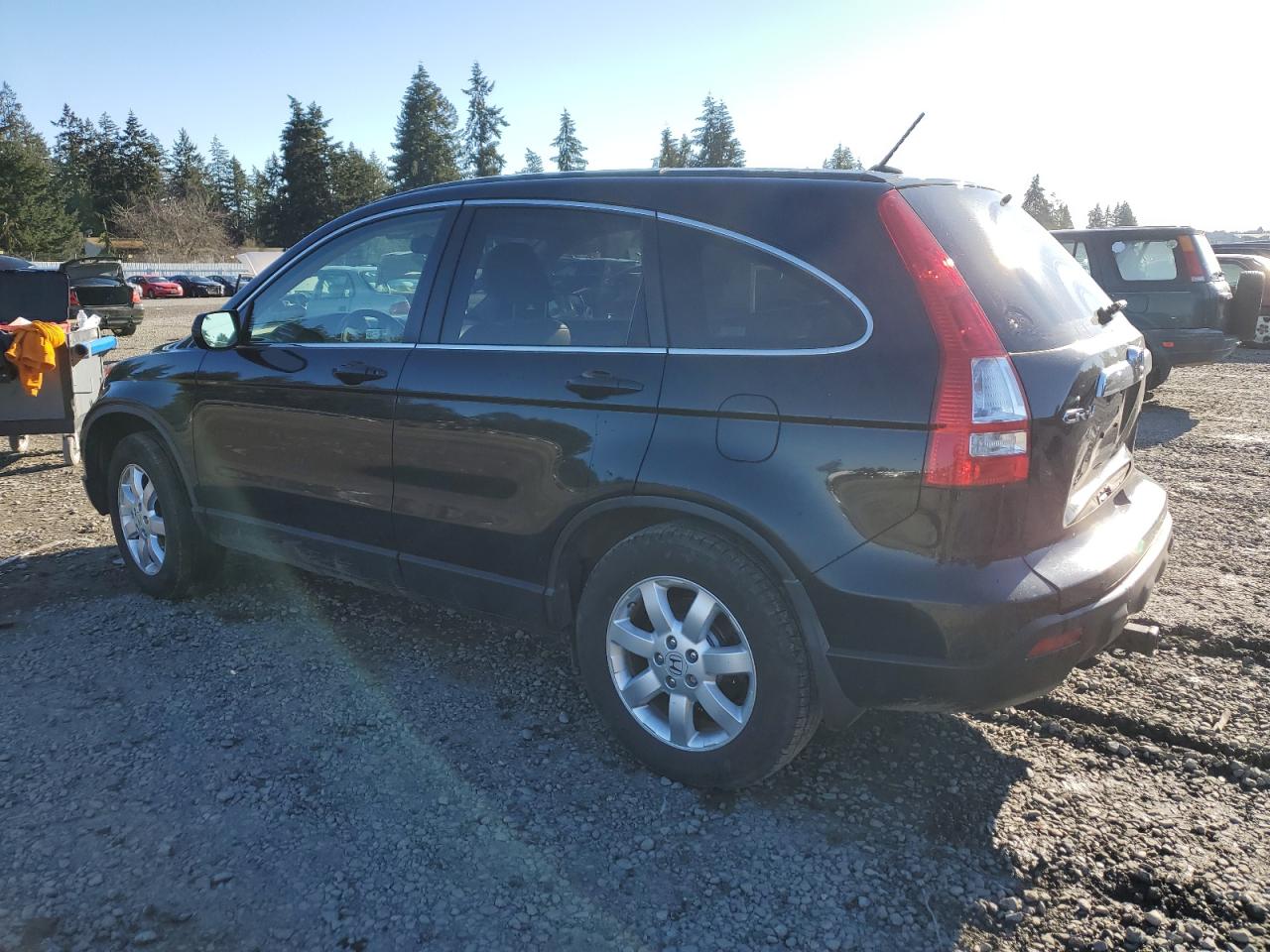 2008 Honda CR-V VIN JHLRE48738C060224 Copart auction photo, rear end damage thumbnail 2
