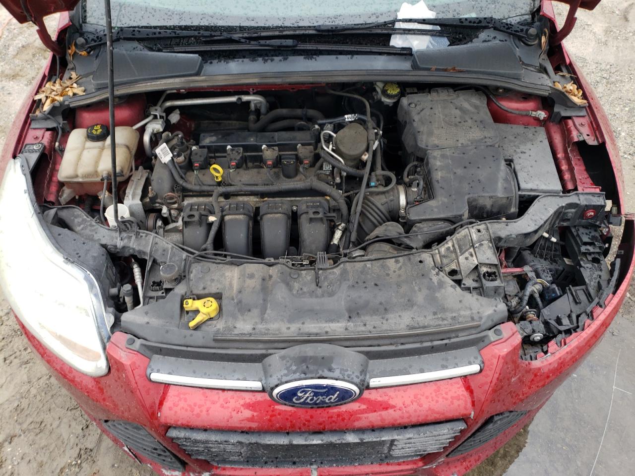 2014 Ford Focus VIN 1FADP3F25EL379547 Copart auction photo, all over damage thumbnail 12