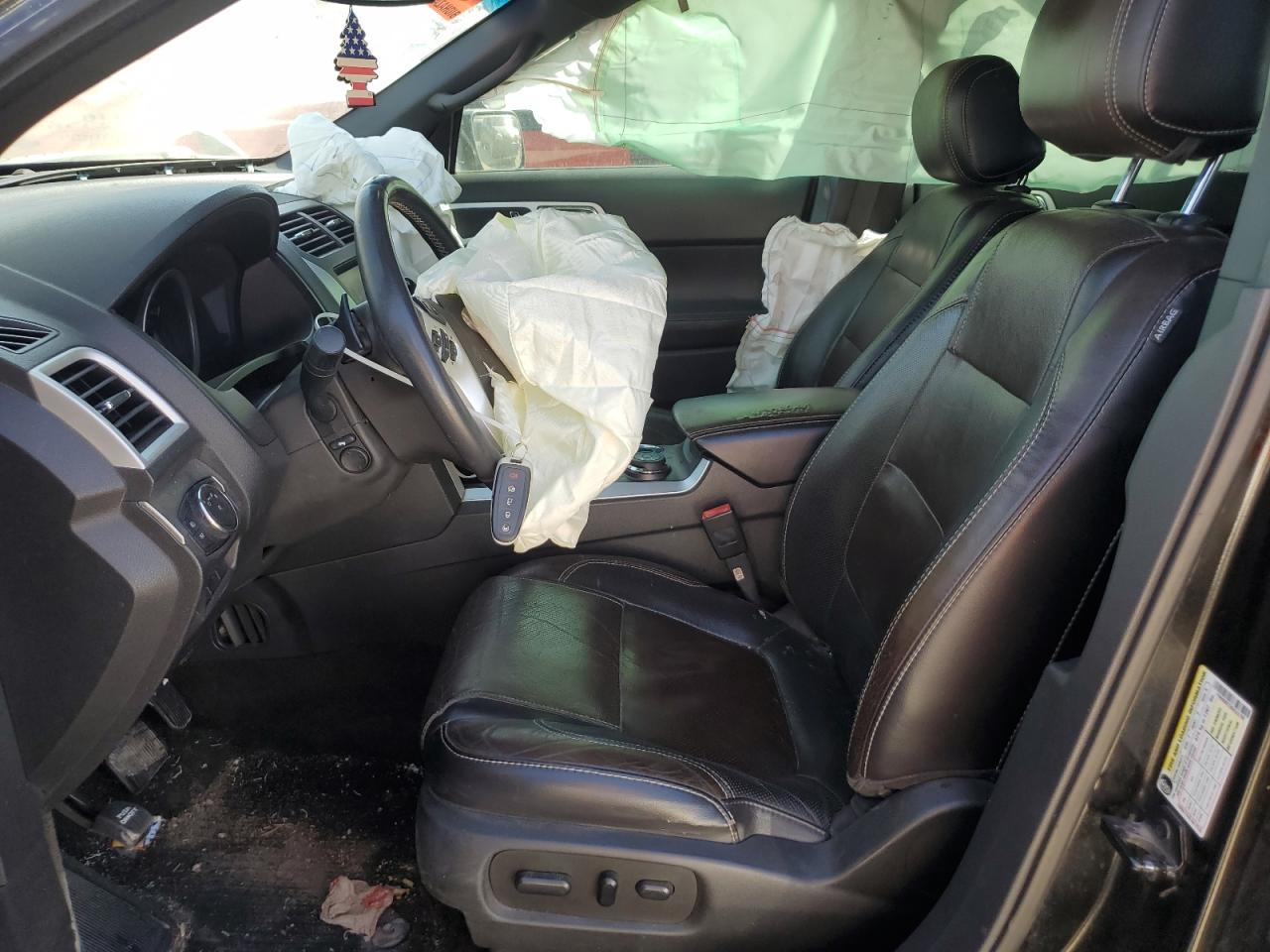 2013 Ford Explorer VIN 1FM5K8GT5DGC33766 Copart auction photo, front end damage thumbnail 7
