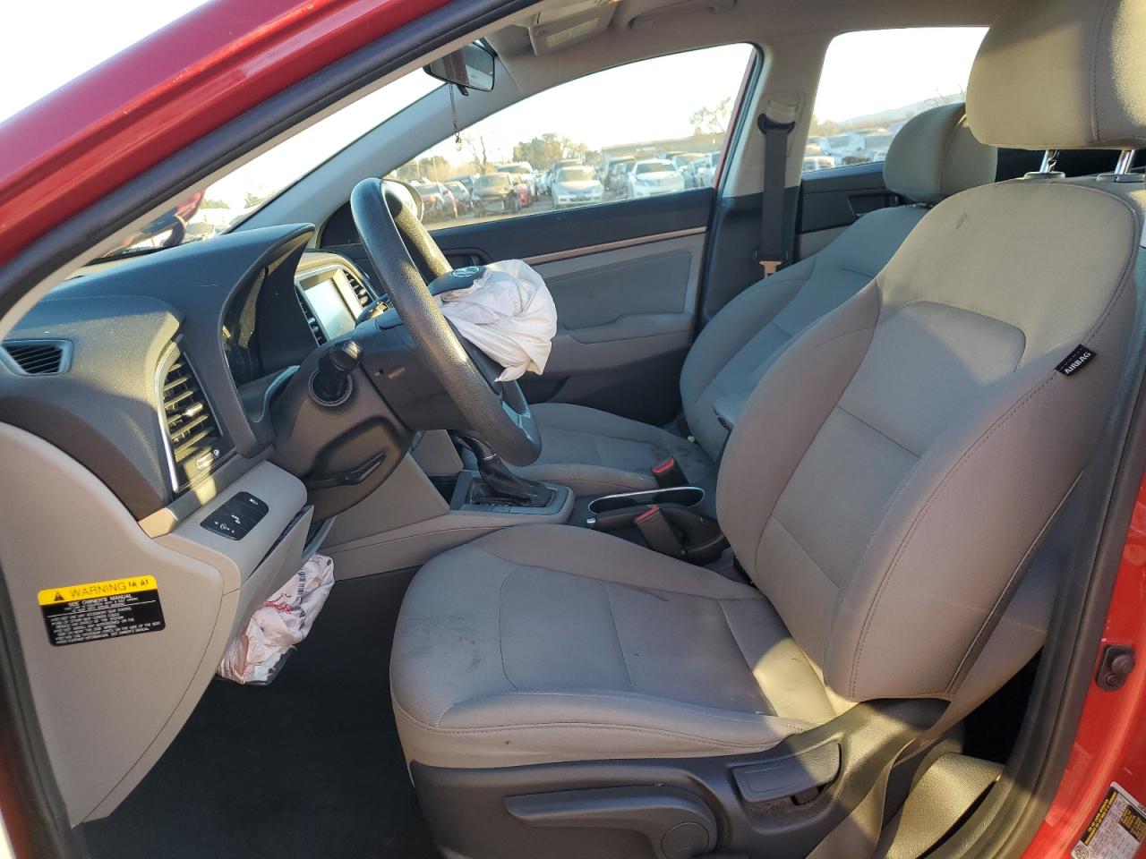 2018 Hyundai Elantra VIN 5NPD84LF0JH216291 Copart auction photo, vandalism / front end damage thumbnail 7
