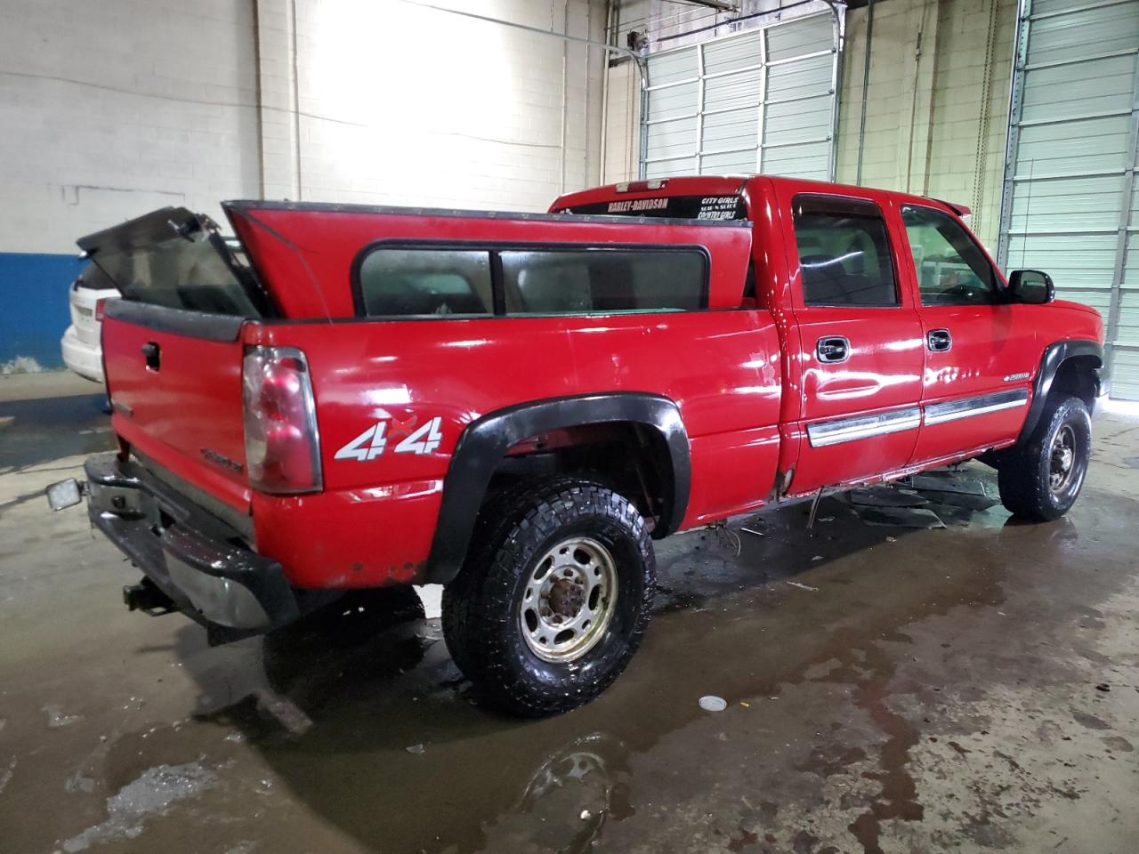 2003 Chevrolet Silverado VIN 1GCHK23U63F150722 Copart auction photo, vandalism / mechanical damage thumbnail 3