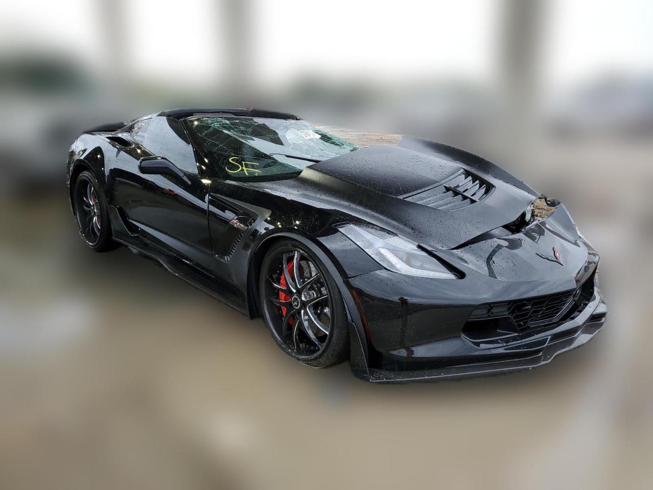 2015 Chevrolet Corvette VIN 1G1YT2D69F5601500 Copart auction photo, all over damage thumbnail 4