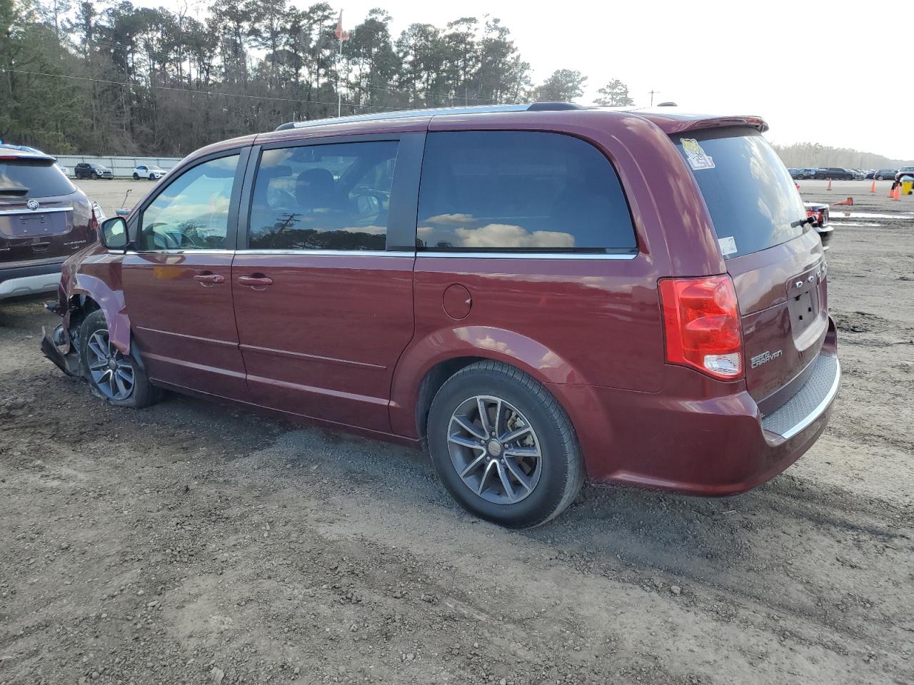 2017 Dodge Caravan VIN 2C4RDGCG9HR574563 Copart auction photo, side damage thumbnail 2