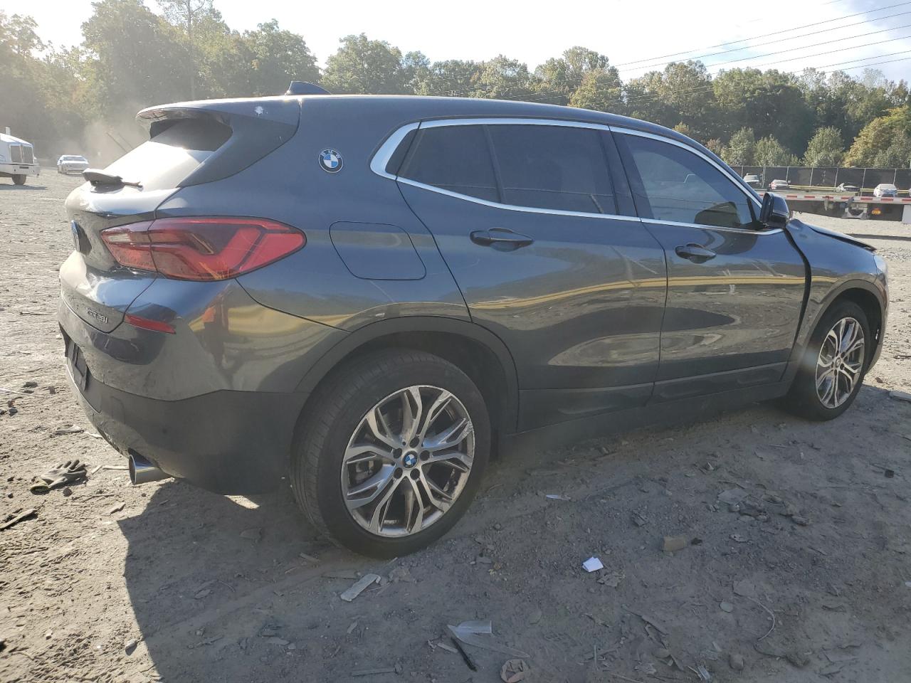 2018 BMW X2 VIN WBXYJ5C30JEF80847 Copart auction photo, front end damage thumbnail 3