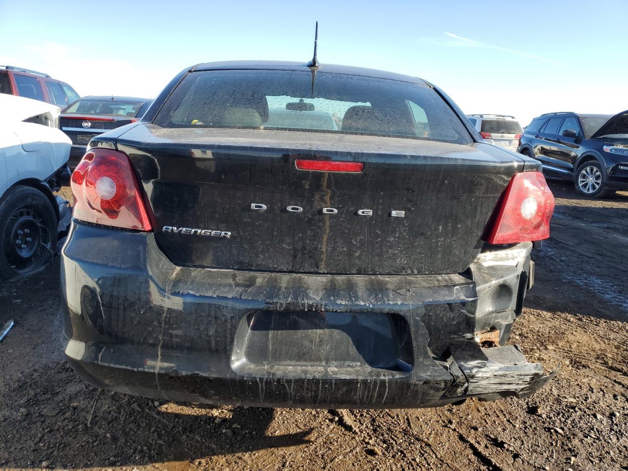 2013 Dodge Avenger VIN 1C3CDZAB0DN622360 Copart auction photo, rear end damage thumbnail 6