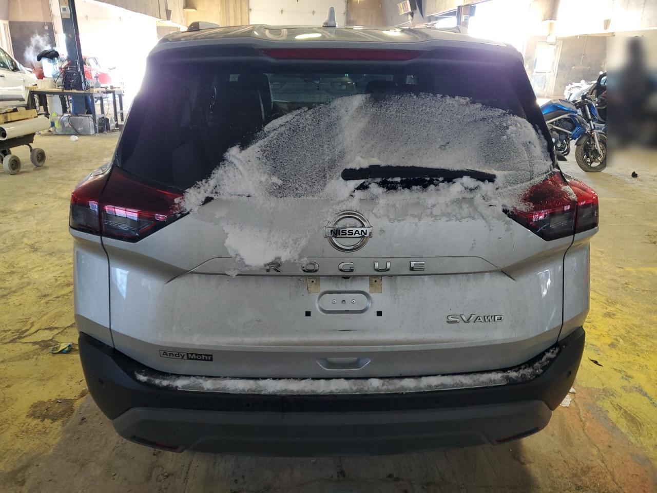 2021 Nissan Rogue VIN 5N1AT3BB8MC710274 Copart auction photo, front end / mechanical damage thumbnail 6