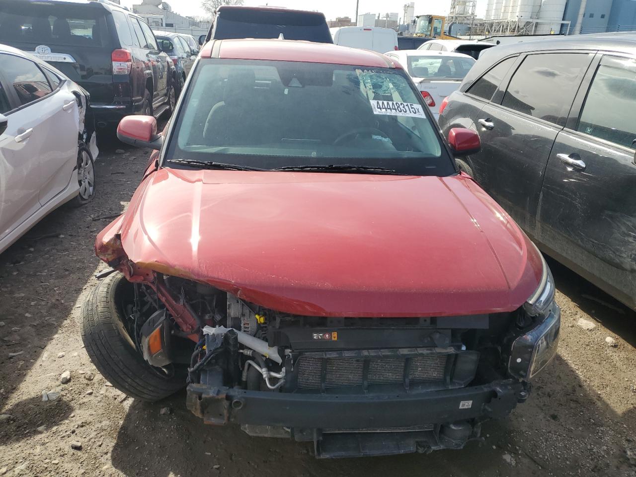 2022 Hyundai Venue VIN KMHRB8A36NU198152 Copart auction photo, front end damage thumbnail 5