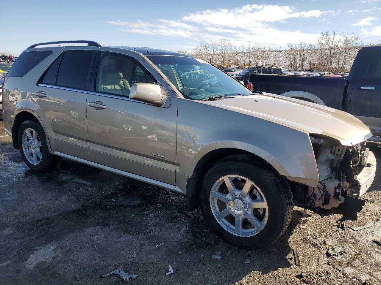 2005 Cadillac SRX VIN 1GYEE637250217036 Copart auction photo, front end / side damage thumbnail 4