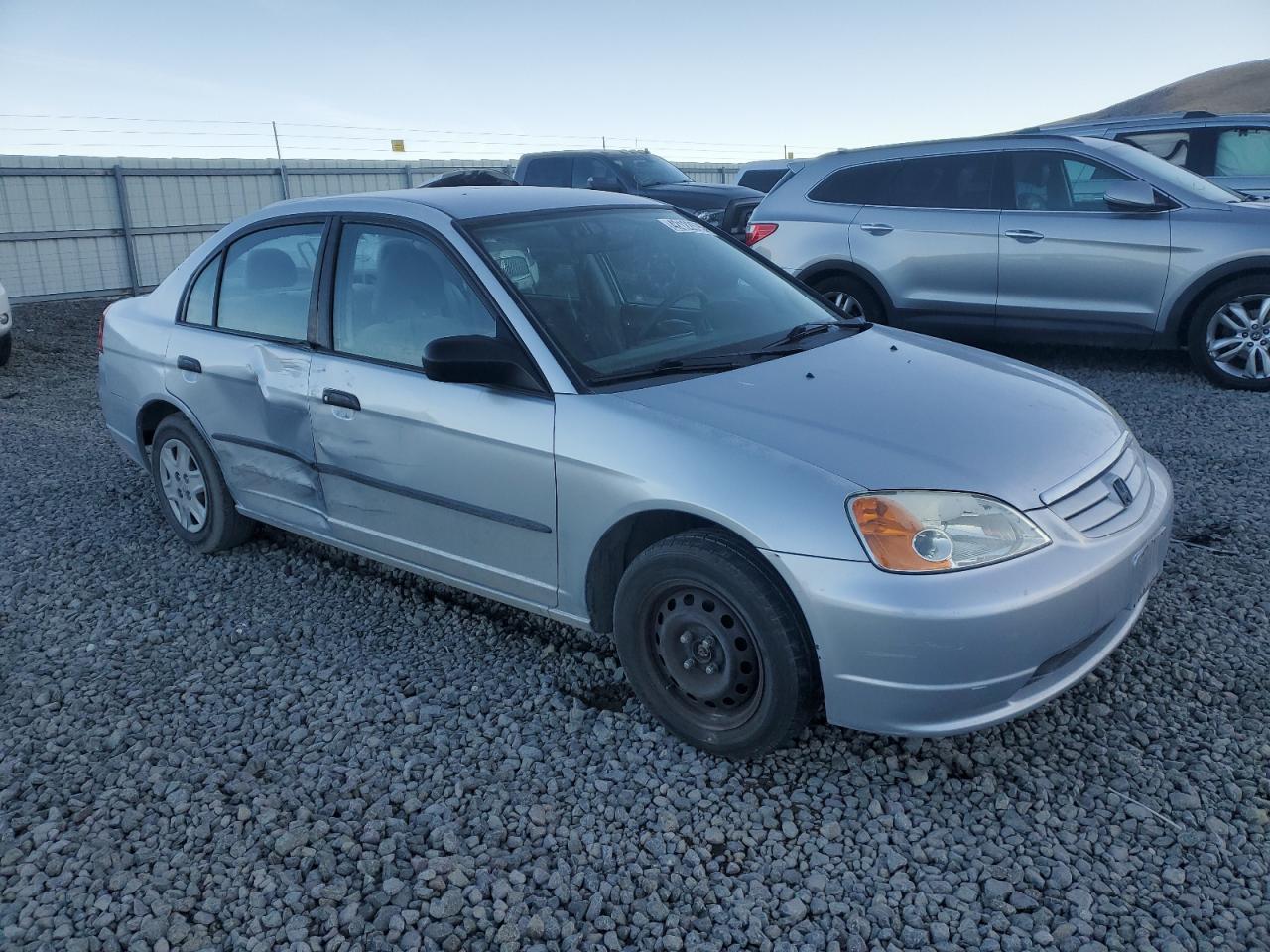 2003 Honda Civic VIN 2HGES16163H513180 Copart auction photo, side damage thumbnail 4