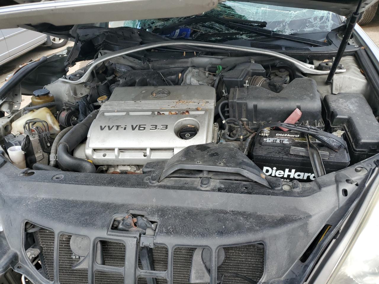 2004 Lexus ES VIN JTHBA30G145027896 Copart auction photo, all over damage thumbnail 11