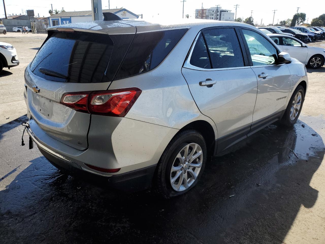 2021 Chevrolet Equinox VIN 3GNAXJEV7MS162580 Copart auction photo, rear end / front end damage thumbnail 3