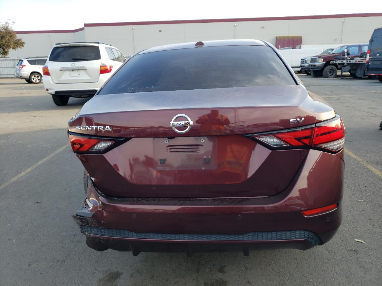 2020 Nissan Sentra VIN 3N1AB8CV8LY228975 Copart auction photo, all over damage thumbnail 6
