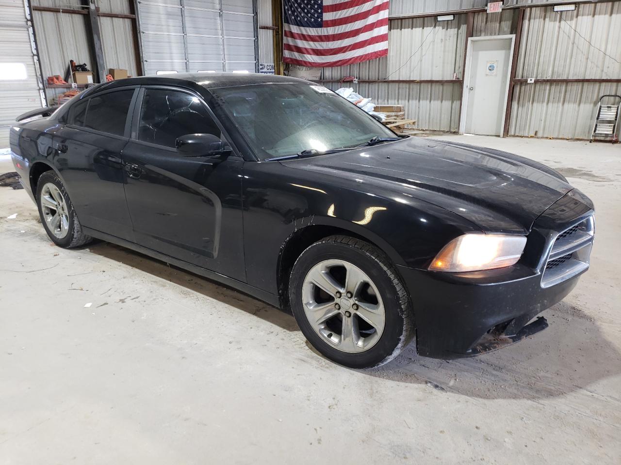 2013 Dodge Charger VIN 2C3CDXHG0DH516537 Copart auction photo, front end / side damage thumbnail 4