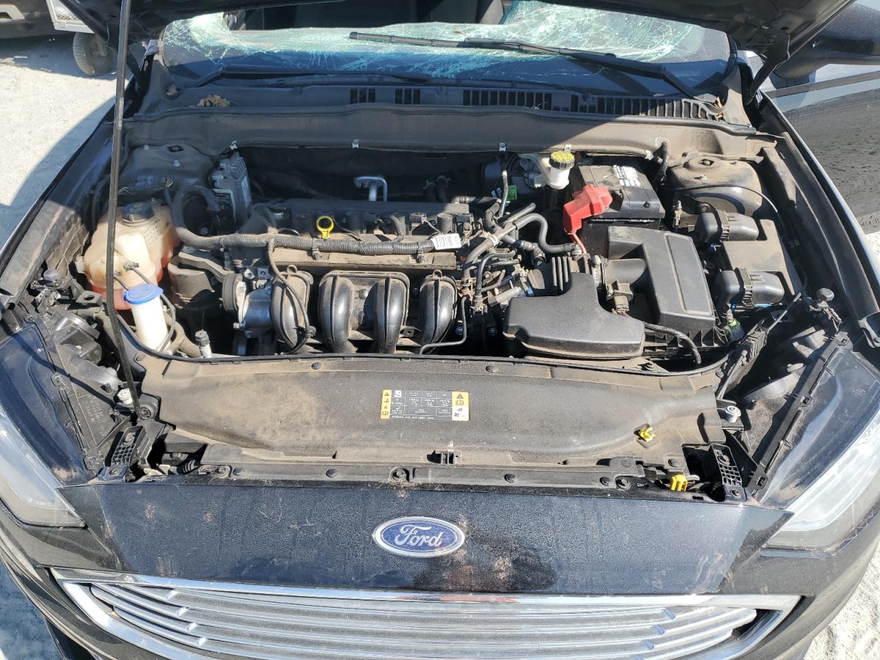 2018 Ford Fusion VIN 3FA6P0G70JR264786 Copart auction photo, top/roof damage thumbnail 11