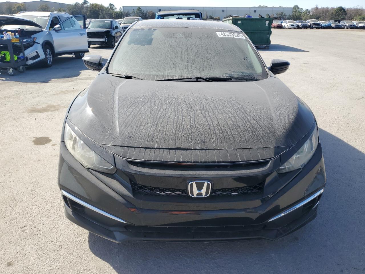 2019 Honda Civic VIN 19XFC2F69KE045408 Copart auction photo, rear end / minor dent/scratches damage thumbnail 5