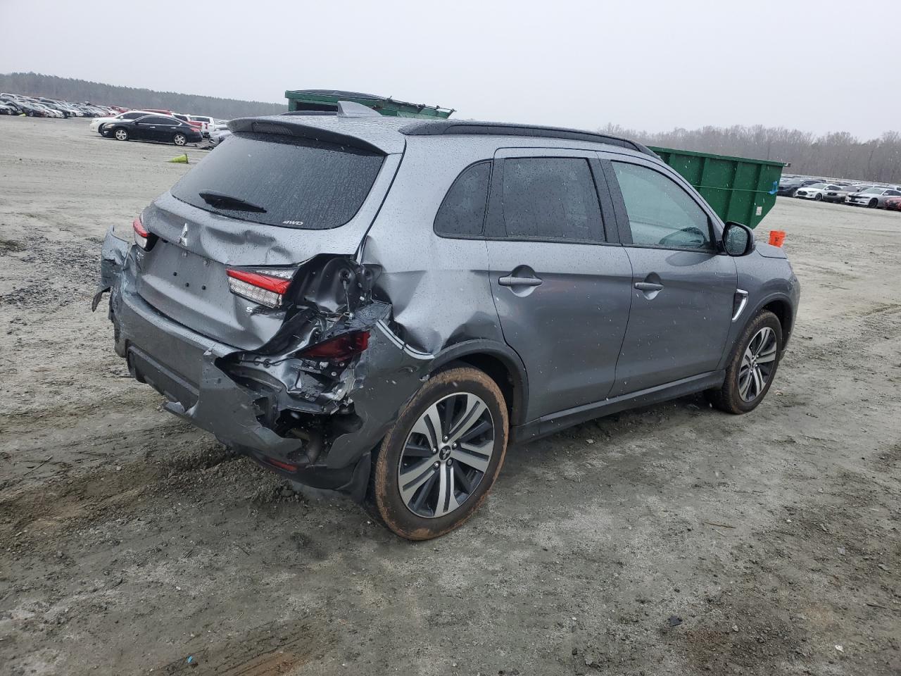 2024 Mitsubishi Outlander VIN JA4ARVAW9RU014781 Copart auction photo, rear end damage thumbnail 3