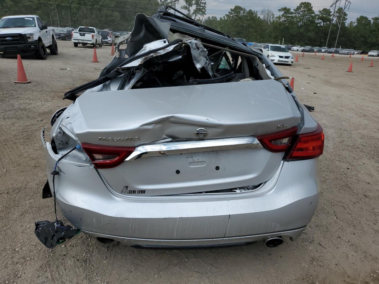 2018 Nissan Maxima VIN 1N4AA6AP5JC392950 Copart auction photo, all over damage thumbnail 6