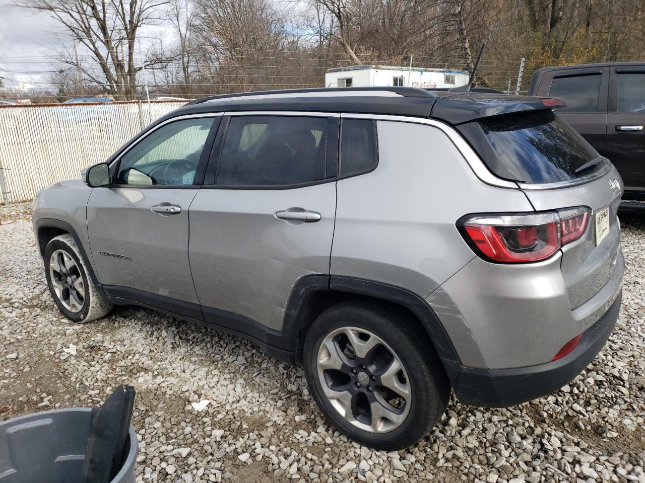 2020 Jeep Compass VIN 3C4NJCCBXLT165854 Copart auction photo, front end / side damage thumbnail 2