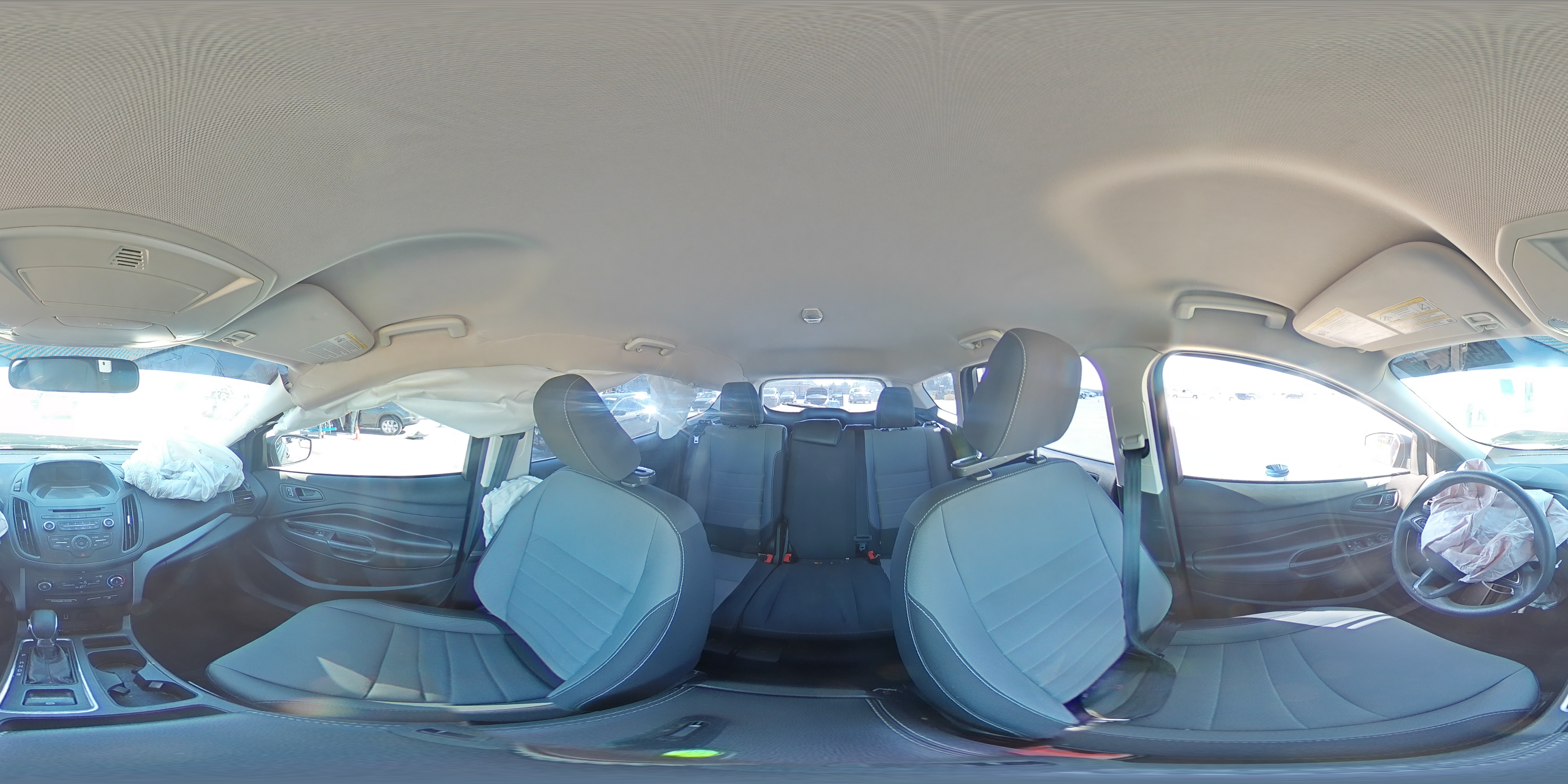 2018 Ford Escape VIN 1FMCU0F77JUB35326 Copart auction photo, front end / side damage thumbnail 13