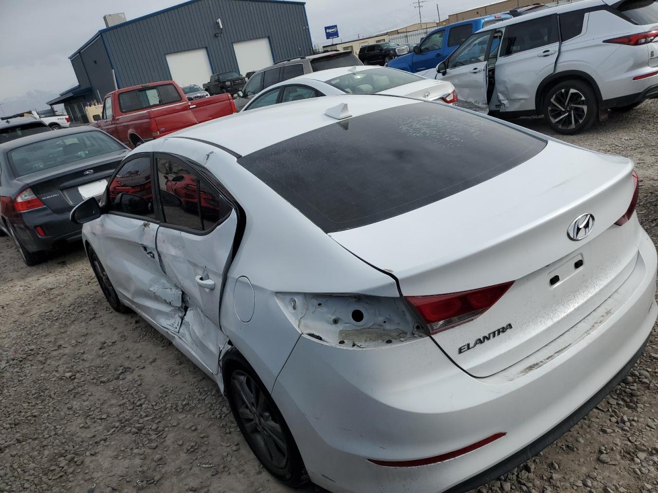2018 Hyundai Elantra VIN 5NPD84LF5JH325779 Copart auction photo, side damage thumbnail 2