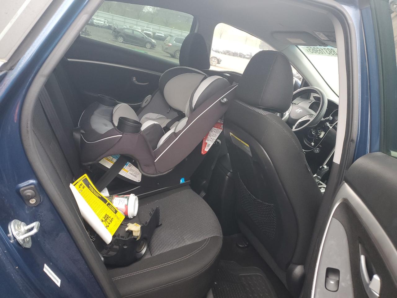 2014 Hyundai Elantra VIN KMHD35LH1EU166160 Copart auction photo, side damage thumbnail 10