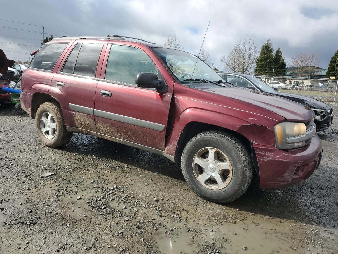 2005 Chevrolet TrailBlazer VIN 1GNDT13S152289582 Copart auction photo, all over damage thumbnail 4