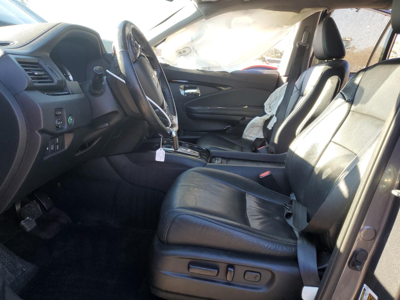 2016 Honda Pilot VIN 5FNYF6H01GB100502 Copart auction photo, side / front end damage thumbnail 7
