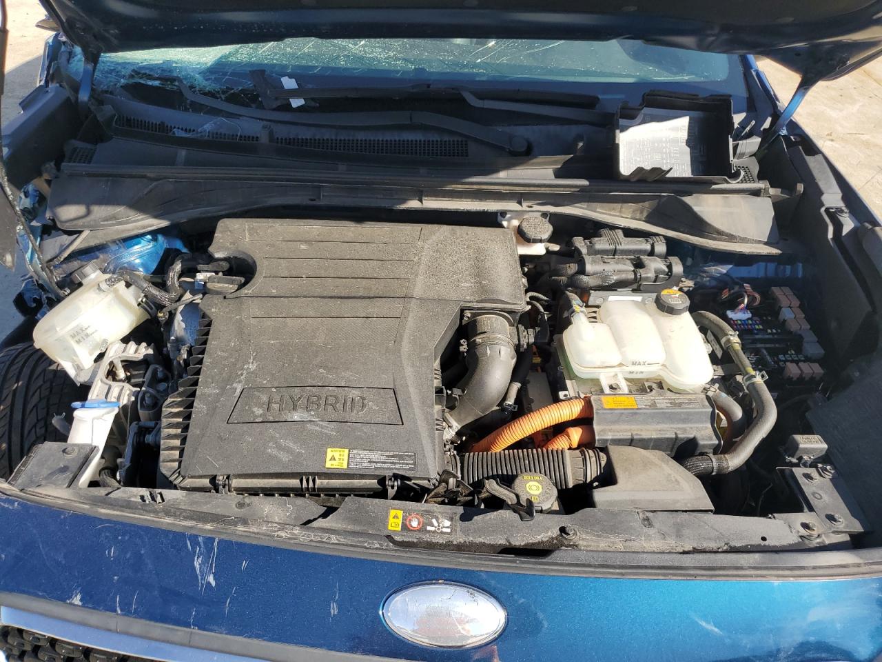 2018 KIA Niro VIN KNDCC3LC0J5109106 Copart auction photo, front end / side damage thumbnail 12