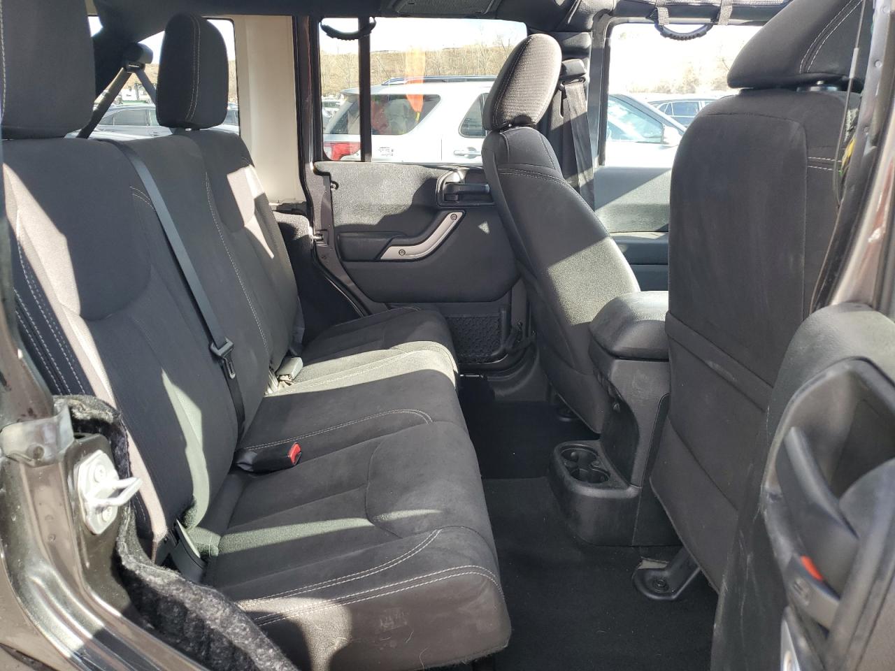 2017 Jeep Wrangler VIN 1C4HJWEG4HL615069 Copart auction photo, side / rear end damage thumbnail 11