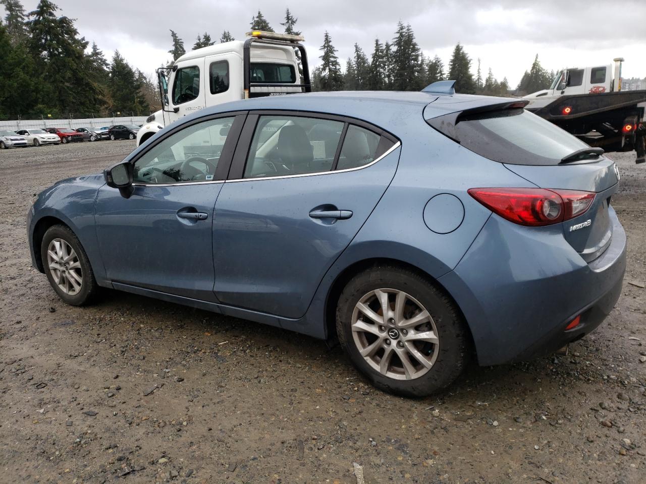 2015 Mazda 3 VIN JM1BM1M74F1234171 Copart auction photo, side damage thumbnail 2