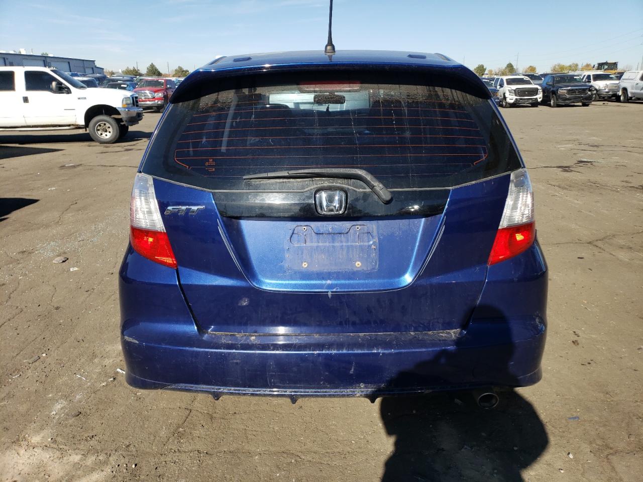 2013 Honda Fit VIN JHMGE8H55DC025736 Copart auction photo, front end damage thumbnail 6