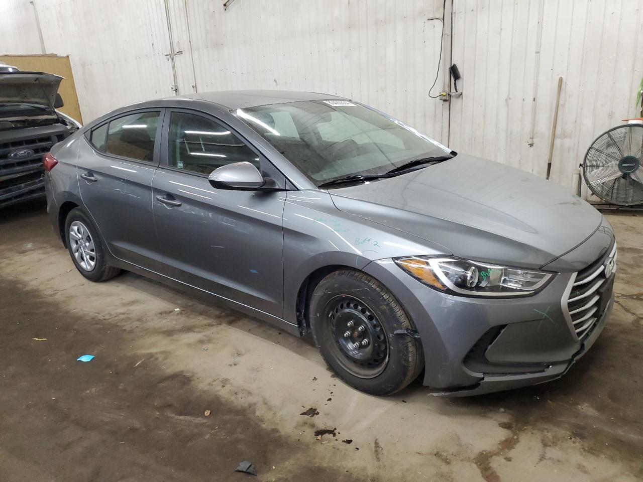 2018 Hyundai Elantra VIN KMHD74LF2JU633948 Copart auction photo, vandalism / front end damage thumbnail 4