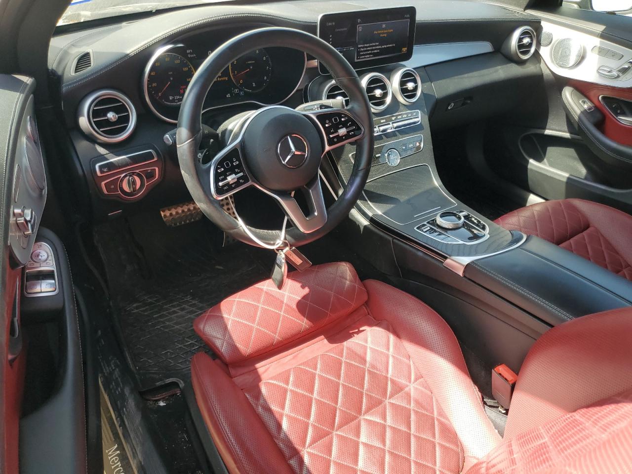 2019 Mercedes-Benz C-klasse VIN WDDWJ8DB4KF860572 Copart auction photo, rear end / minor dent/scratches damage thumbnail 8