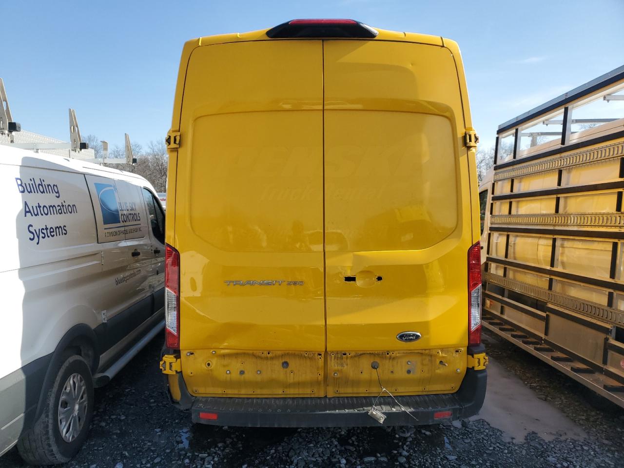 2023 Ford Transit VIN 1FTBR1X86PKA38461 Copart auction photo, rear end / minor dent/scratches damage thumbnail 6
